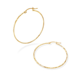 Arracada Panal 4cm Oro 10k de Oro 10K — joyería fina para mujer, envío gratis. RG Joyeros.