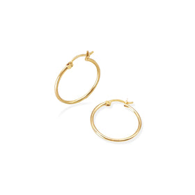 ARRACADA TUBO 2CM ORO 10K