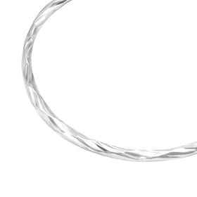 ARRACADA TORSAL FACETADA 1.5CM PLATA .925