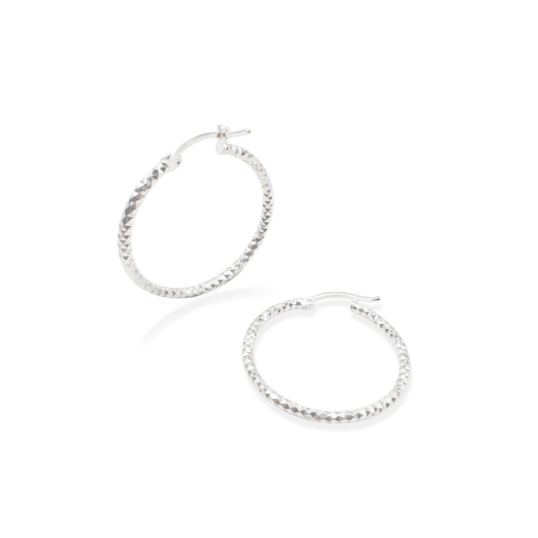 ARRACADA PANAL 2.5CM PLATA .925