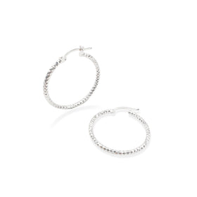 ARRACADA PANAL 2.5CM PLATA .925