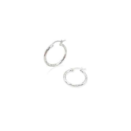 Arracada Domino 1.5cm Plata .925 de Plata .925 — joyería fina para mujer, envío gratis. RG Joyeros.