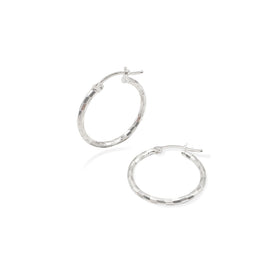 ARRACADA DOMINO 2CM PLATA.925