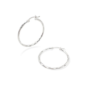 ARRACADA DOMINO 3CM PLATA .925