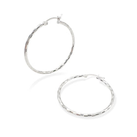 ARRACADA DOMINO 3.5CM PLATA .925