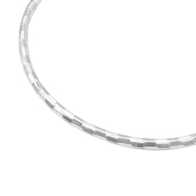 ARRACADA DOMINO 4.5CM PLATA .925