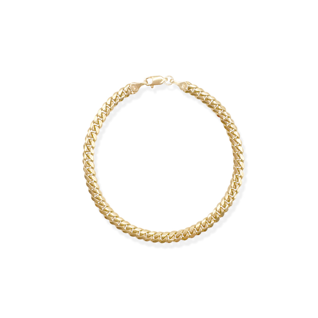 PULSO CUBANO 5MM ORO 10K