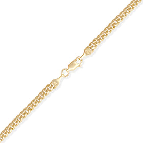 PULSO CUBANO 4MM ORO SOLIDO 10K