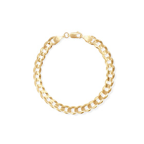 Pulso Cubano Americano Super 8mm Oro 10k de Oro 10K — joyería fina para mujer, envío gratis. RG Joyeros.