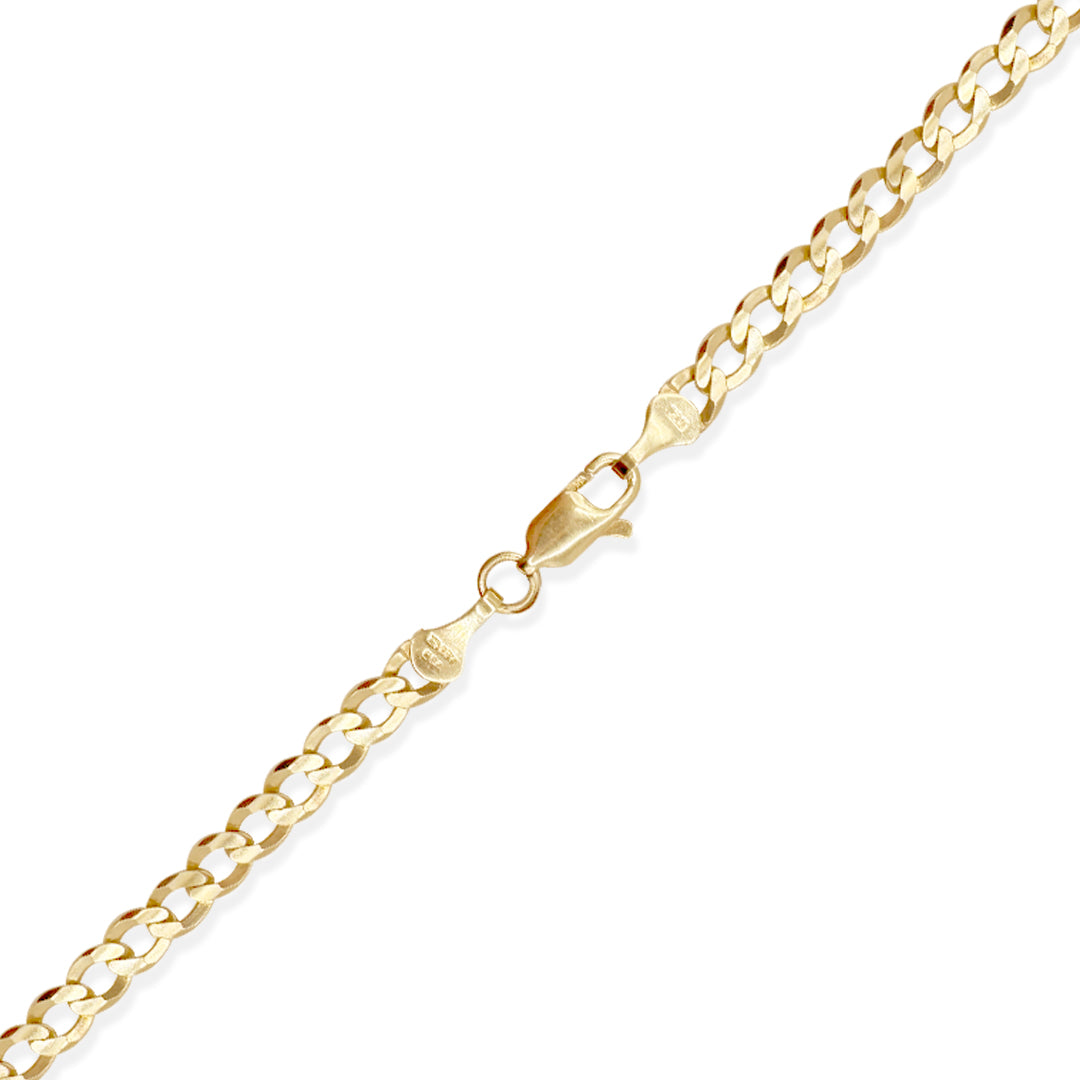 PULSO CUBANO AMERICANO SUPER 5MM ORO 10K