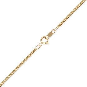 pulsera de Oro 10K vista lateral — aretes finos para dama. RG Joyeros.