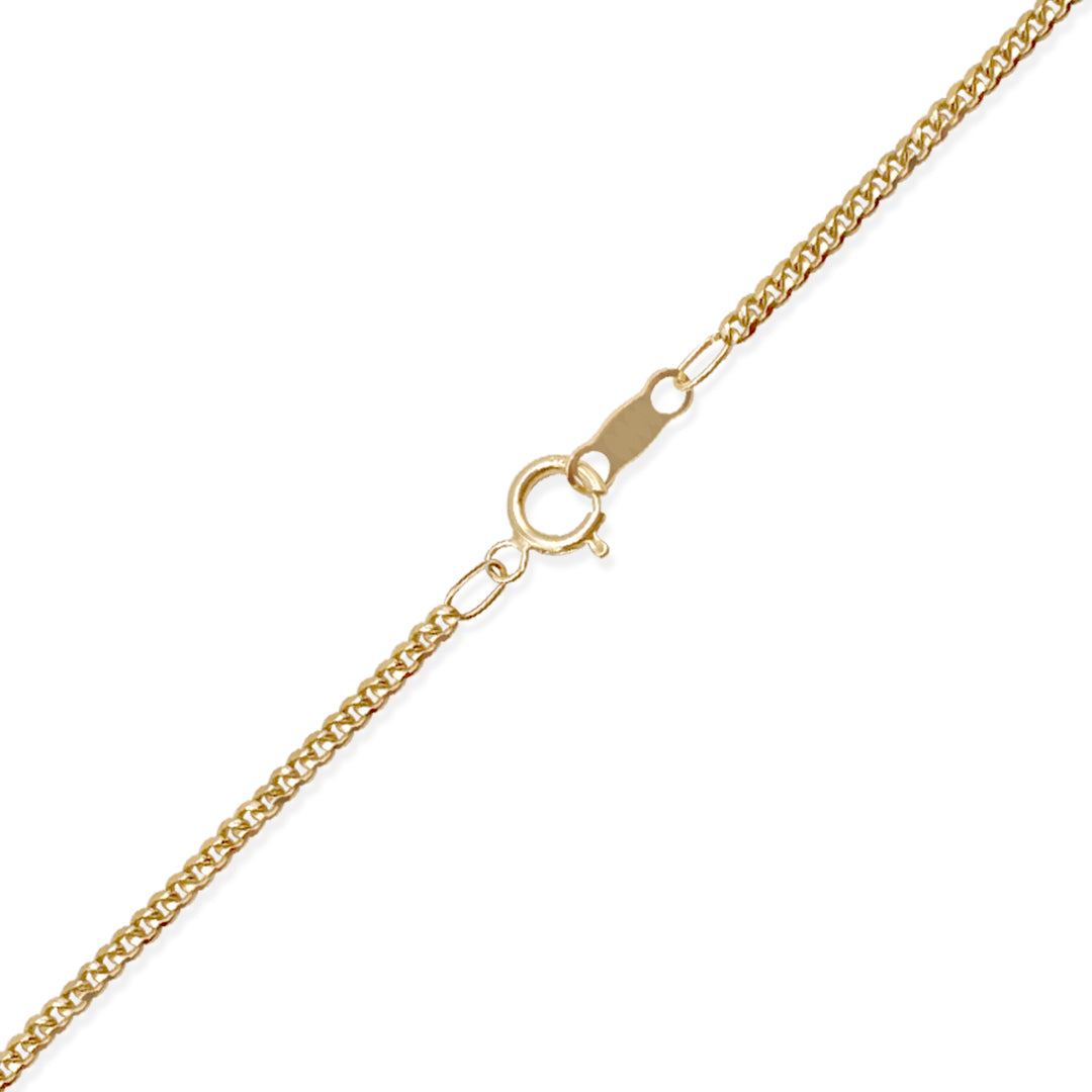 PULSO CUBANO AMERICANO 2MM ORO 10K