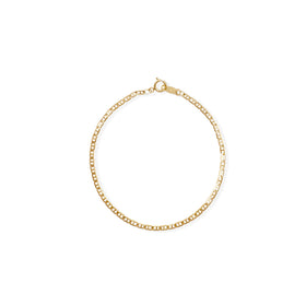 Pulso Guchi Ancla Martillado 2mm Oro 10k de Oro 10K — joyería fina para mujer, envío gratis. RG Joyeros.