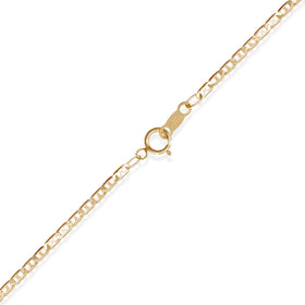 pulsera de Oro 10K vista lateral — aretes finos para dama. RG Joyeros.
