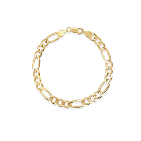 Pulso Figaro 3x1 8mm Oro 10k de Oro 10K — joyería fina para mujer, envío gratis. RG Joyeros.