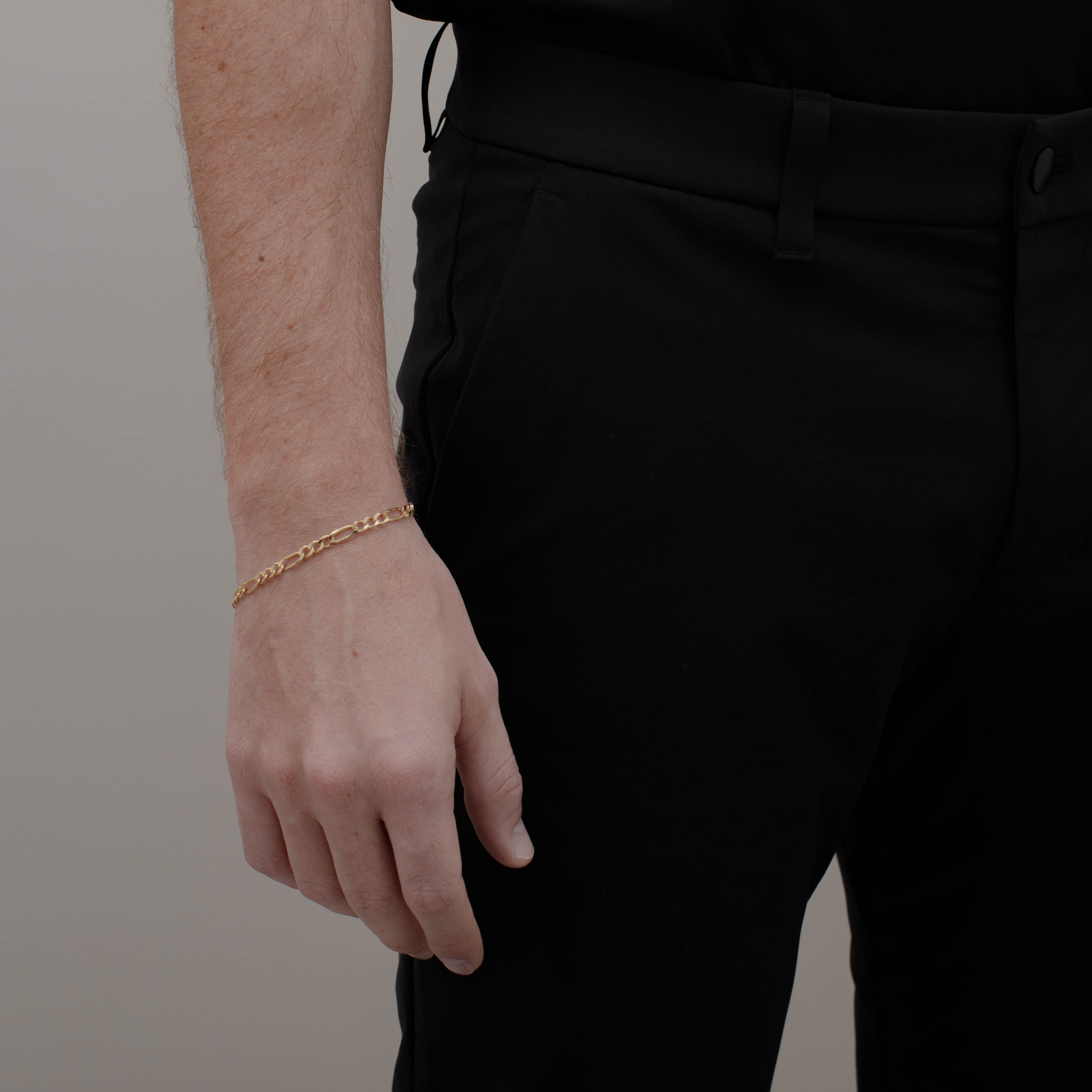 PULSO FIGARO 3X1 3.5MM ORO 10K