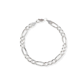 PULSO FIGARO 3X1 SUPER ZEGRINADA 7MM PLATA .925