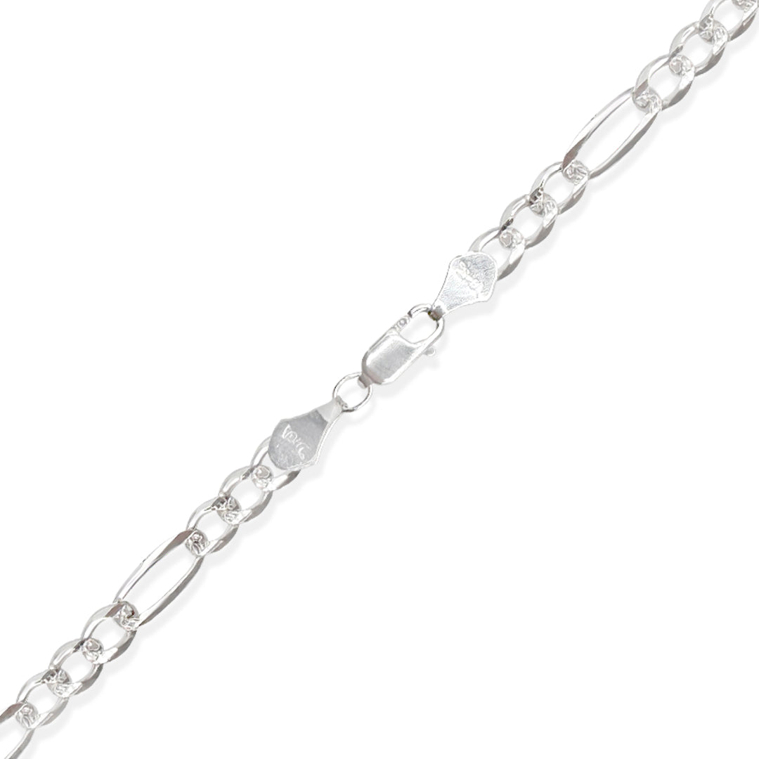 PULSO FIGARO 3X1 SUPER ZEGRINADA 5MM PLATA .925