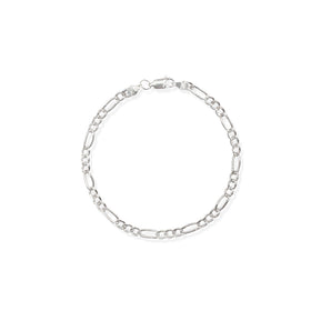 PULSO FIGARO 3X1 ZEGRINADO 3.5MM PLATA .925