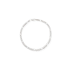 Pulso Figaro 3x1 Zegrinado 3mm Plata .925 de Plata .925 — joyería fina para mujer, envío gratis. RG Joyeros.