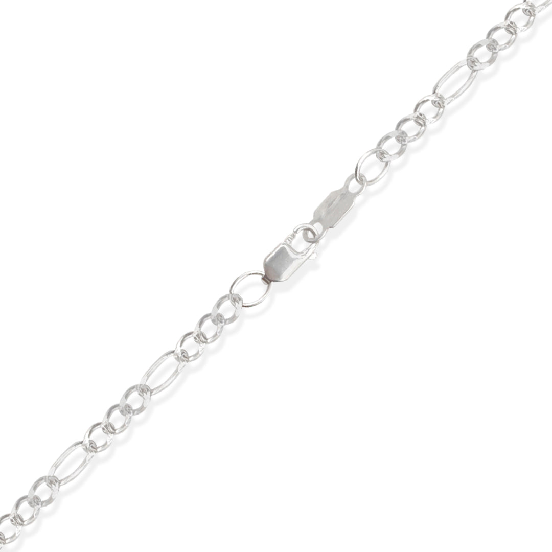 PULSO FIGARO 3X1 ZEGRINADO 3MM PLATA .925