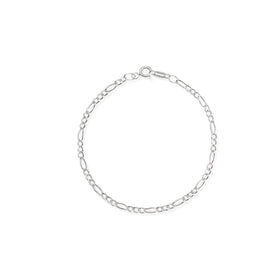 PULSO FIGARO 3X1 ZEGRINADA 2MM PLATA .925