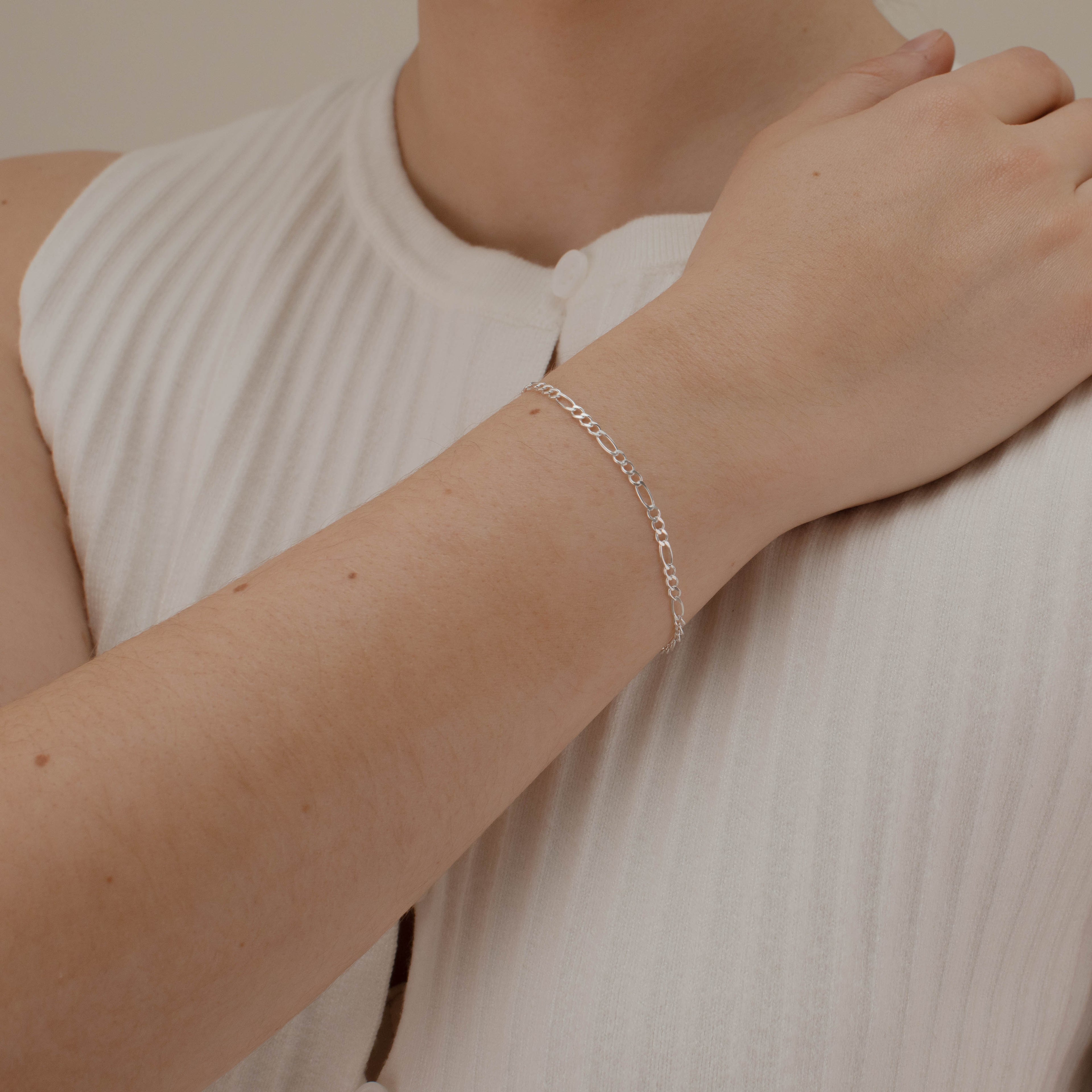 PULSO FIGARO 3X1 ZEGRINADA 2MM PLATA .925