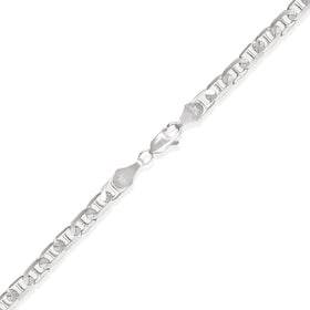 Detalle acabado en Plata .925 — Pulso Guchi Ancla Martillado 5mm Plata .925. RG Joyeros.