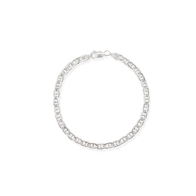Pulso Guchi Ancla Martillado 4mm Plata .925 de Plata .925 — joyería fina para mujer, envío gratis. RG Joyeros.