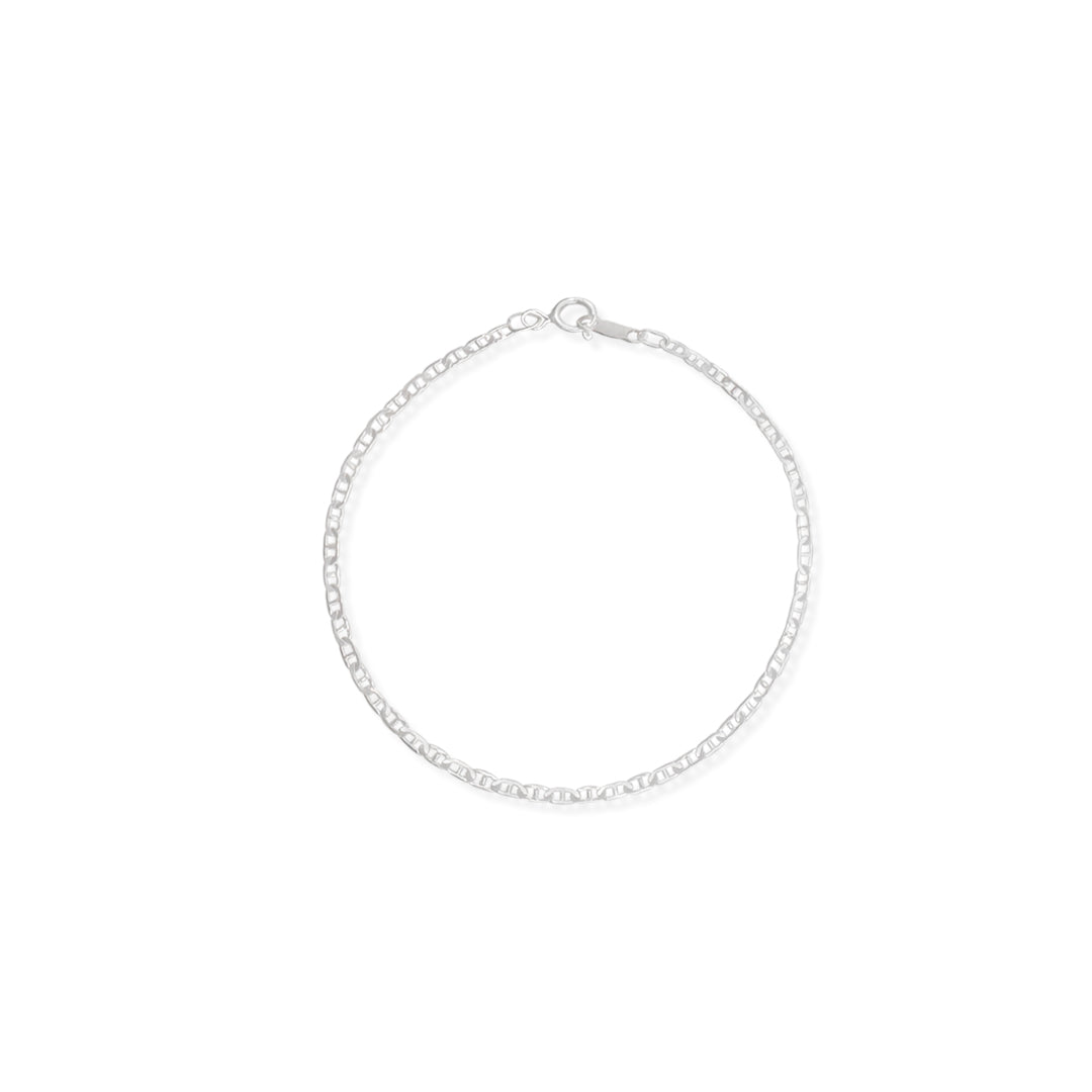 Pulso Guchi Ancla Martillado 2mm Plata .925 de Plata .925 — joyería fina para mujer, envío gratis. RG Joyeros.