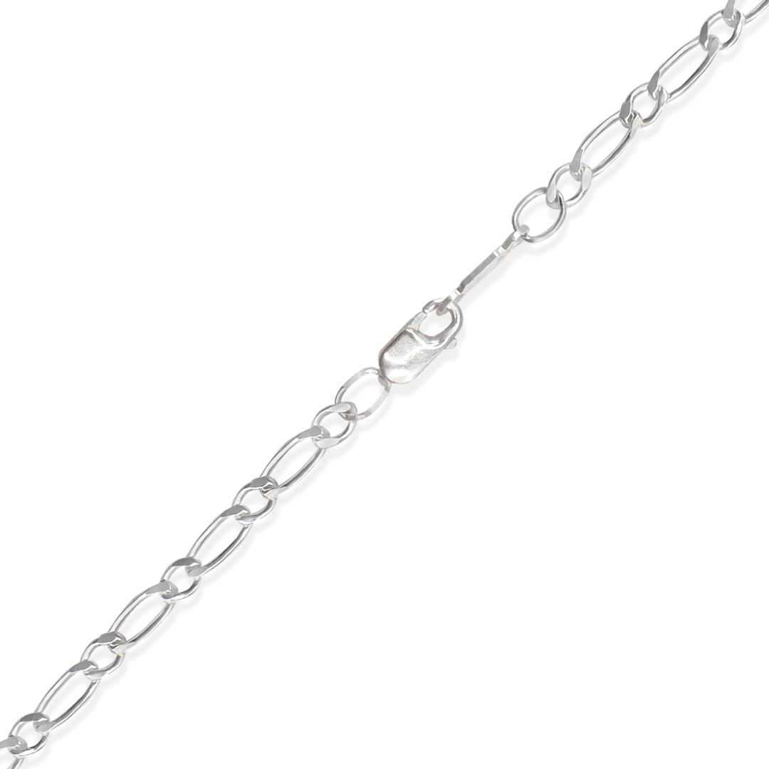 PULSO FIGARO 1X1 4MM PLATA .925