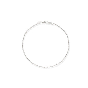 Pulso Bolitas 1x1 Diamantado 1mm Plata .925 de Plata .925 — joyería fina para mujer, envío gratis. RG Joyeros.