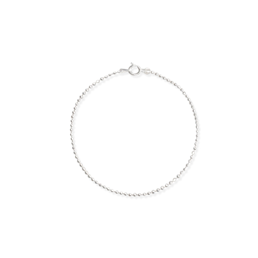 PULSO BOLITAS 1MM PLATA .925